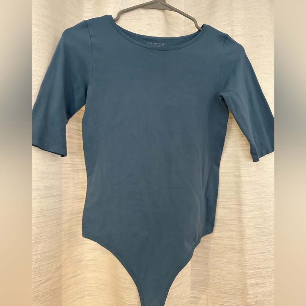 Free People Initimate short sleeve bodysuit